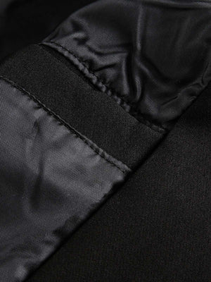Vintage Leather Bomber Baseball Jacket - thumbnail 6