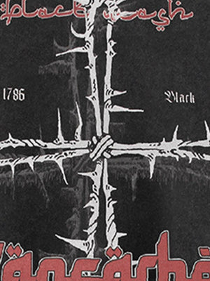 Street Cross Print T-Shirt - thumbnail 3