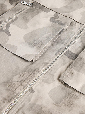 Street Retro Camouflage Military Jacket - thumbnail 9