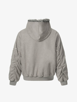Street Fur Reversible Hooded Jacket - thumbnail 9