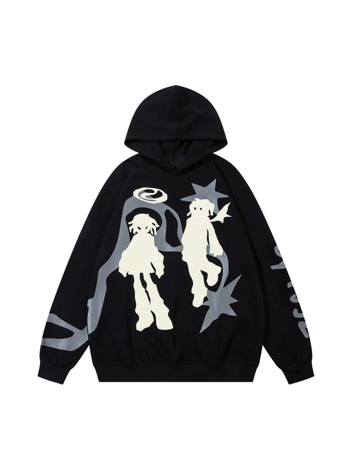 Abstract Angel Pullover Hoodie Streetwear | Xokool®