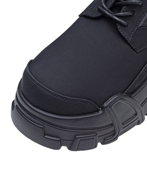 Zapatos chunky negros – detalle de la punta | XoKool