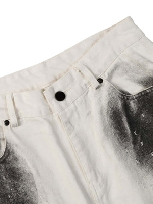 Black Stains Washed Jeans Streetwear - thumbnail 6