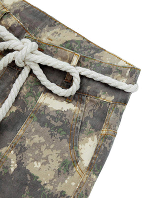 Embrace laid-back utility with the Camo Baggy Wide Leg Pockets Cargo Pants — a functional staple with bold streetwear appeal. Made from a breathable cotton blend, these relaxed-fit pants feature a drawstring waistband for customizable comfort and multiple
