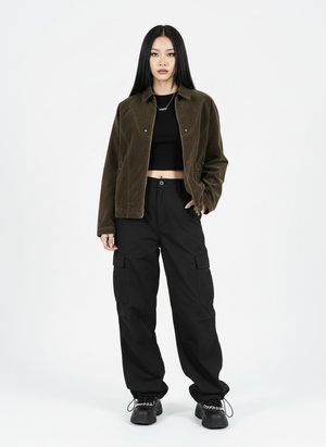 Suede Lapel Deconstructed Patchwork Jacket - thumbnail 6