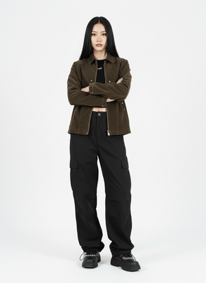 Suede Lapel Deconstructed Patchwork Jacket - thumbnail 7