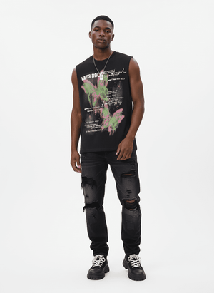 Street Butterfly Graphic Tank Top - thumbnail 8