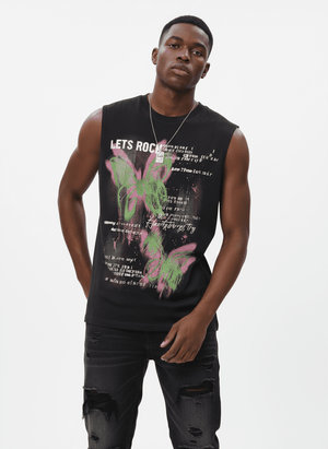 Street Butterfly Graphic Tank Top - thumbnail 10