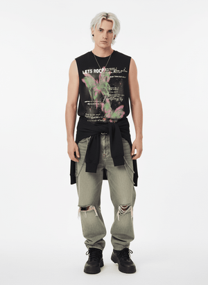 Street Butterfly Graphic Tank Top - thumbnail 13