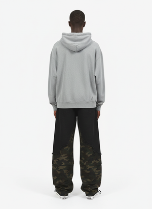 Retro Camouflage Faux Two-Piece Detachable Patchwork Pants - thumbnail 7