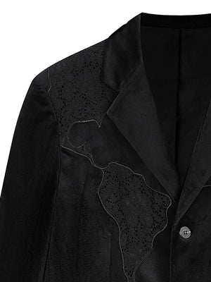 Lace Map Logo Velvet Suit Streetwear - thumbnail 8