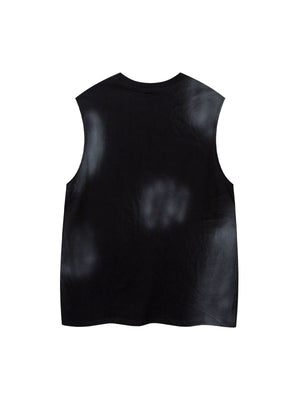 Letter Patchwork Gradient Tank Top Streetwear - thumbnail 8