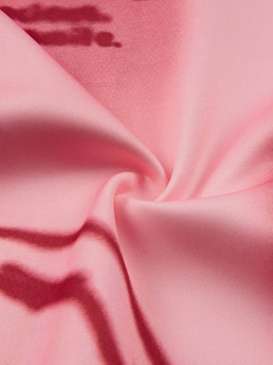 Cartoon Hoodie – Rosa, Nahaufnahme des Stoffs | XoKool