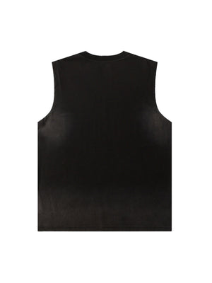 Phantom Letters BR BUMICAR Graphic Print Vest Streetwear - thumbnail 6