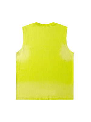Phantom Letters BR BUMICAR Graphic Print Vest Streetwear - thumbnail 7