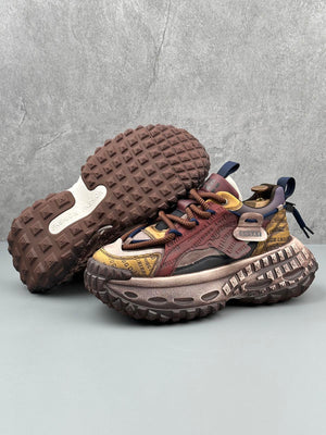 Distressed Chunky Sneaker – Laufsohle und Seite | XoKool