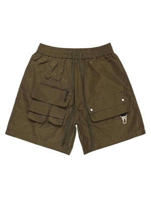 Street Patchwork Personalized Multi pocket Shorts Streetwear - thumbnail 3
