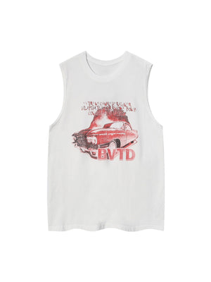 Street Racing Print Vest Streetwear - thumbnail 4