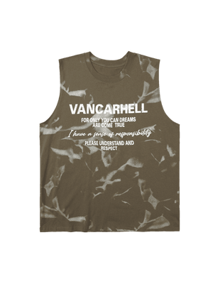 American Street Style Letter Print Vest Streetwear - thumbnail 1