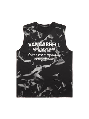 American Street Style Letter Print Vest Streetwear - thumbnail 8