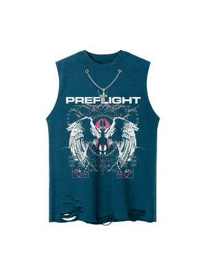 Angel Wings Street Rap Vest Streetwear - thumbnail 2