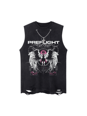 Angel Wings Street Rap Vest Streetwear - thumbnail 1
