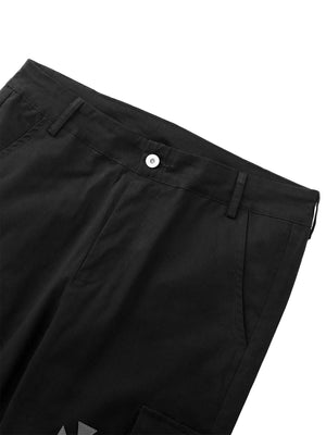 Cross Printed Multi Pocket Casual Pants Streetwear - thumbnail 5