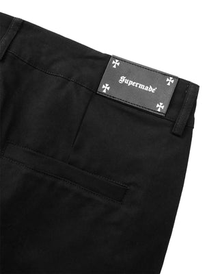 Cross Printed Multi Pocket Casual Pants Streetwear - thumbnail 7