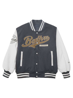 Embroidered Baseball Bomber Jacket Streetwear - thumbnail 1