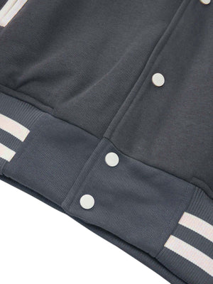 Embroidered Baseball Bomber Jacket Streetwear - thumbnail 8