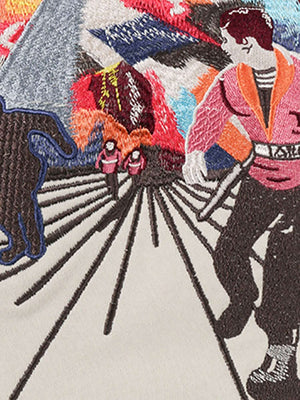 Evil Eye Embroidered Hoodie Streetwear - thumbnail 7