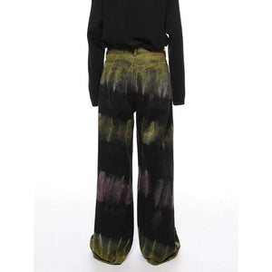 Graffiti Fun Tie Dye Straight Jeans Streetwear - thumbnail 6