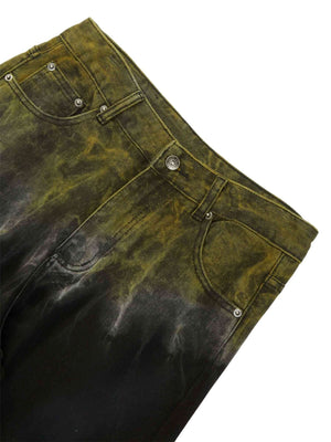 Graffiti Fun Tie Dye Straight Jeans Streetwear - thumbnail 7