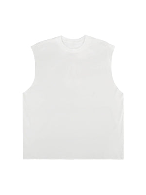 Heavyweight Cotton Sleeveless Unisex Vintage Waistcoat Streetwear - thumbnail 6