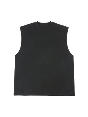 Heavyweight Cotton Sleeveless Unisex Vintage Waistcoat Streetwear - thumbnail 7