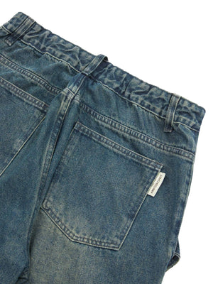 High Street Heavy Duty Design Multi pocket Jeans Streetwear - thumbnail 5