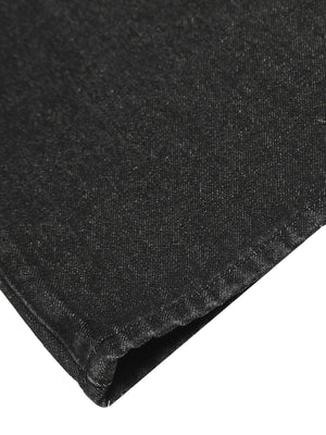 Letter Embroidery Hip Hop Washed Jeans Streetwear - thumbnail 3