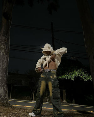 Multi pocket Cargo Jeans Streetwear - thumbnail 5