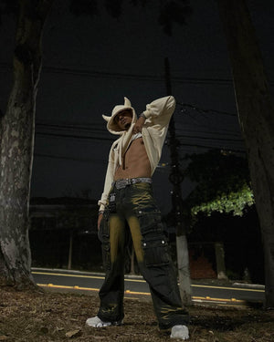 Multi pocket Cargo Jeans Streetwear - thumbnail 6