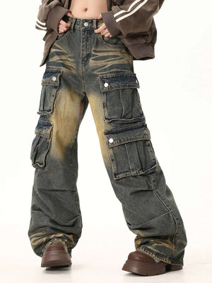 Multi pocket Cargo Jeans Streetwear - thumbnail 8