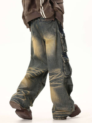 Multi pocket Cargo Jeans Streetwear - thumbnail 9