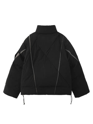 Oversize Deconstructed Cotton Jacket Streetwear - thumbnail 2