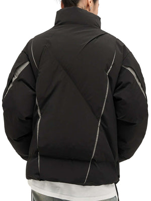 Oversize Deconstructed Cotton Jacket Streetwear - thumbnail 5