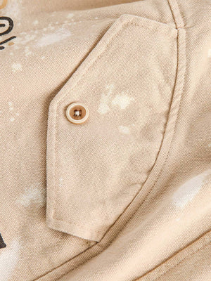 Retro Hieroglyphic Pattern Hip Hop Shorts Streetwear - thumbnail 5