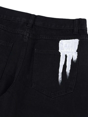 Skull Centipede Print Casual Pants Streetwear - thumbnail 8