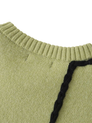Spider Distressed Oversized Sweater Streetwear - thumbnail 3