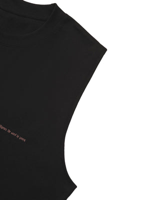 Thorn Ring Retro Font Street Rap Sleeveless Vest Streetwear - thumbnail 3