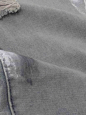Vintage Ink Splash Washed And Distressed Jeans Streetwear - thumbnail 8