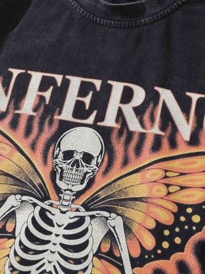 Vintage Skull Crew Neck Sweatshirt Streetwear - thumbnail 4