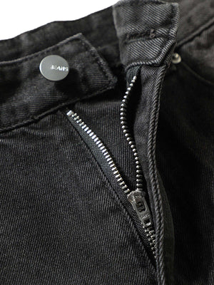 Vintage Washed Distressed Jeans Streetwear - thumbnail 3